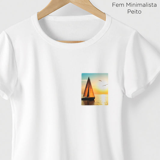 Camiseta Amazônia VELEIRO - BRANCO - cód 1133