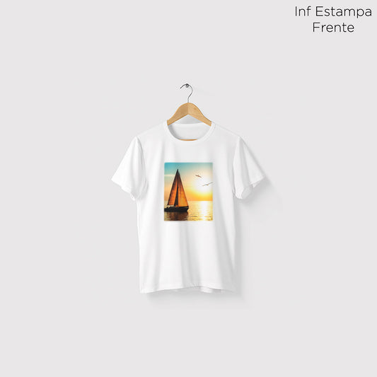 Camiseta Amazônia VELEIRO - BRANCO - cód 1133