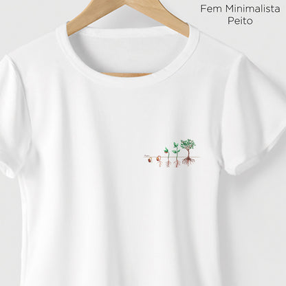 Camiseta Amazônia PLANTE UMA SEMENTE – BRANCO - cód 1168