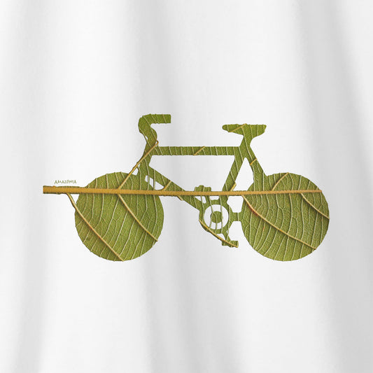 Camiseta Amazônia BIKE FOLHA – BRANCO - cód 1200