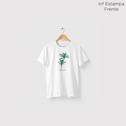 Camiseta Amazônia AÇAIZEIRO - BRANCO - cód 1229