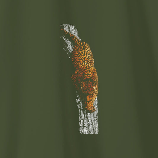 Camiseta Amazônia ONÇAFARI TRONCO - VERDE ESCURO - cód 2072