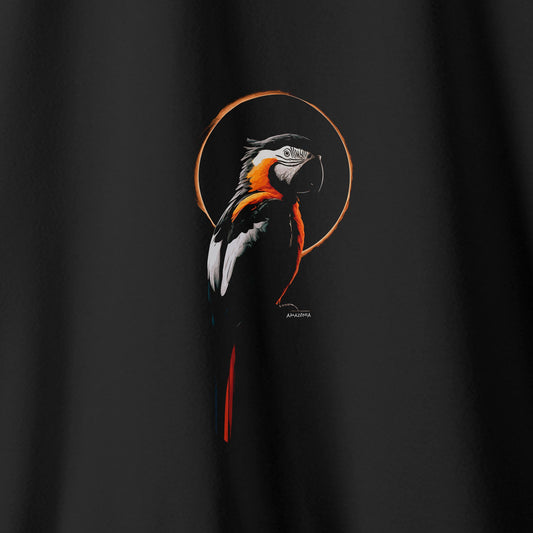 Camiseta Amazônia MACAW SUN - PRETO - cód 2091