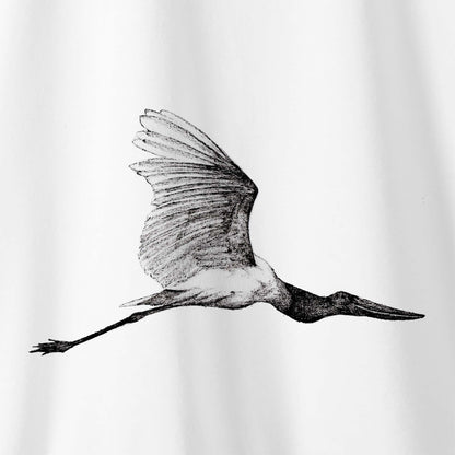 Camiseta Amazônia PANTANAL - TUIUIÚ - BRANCO - cód 10009