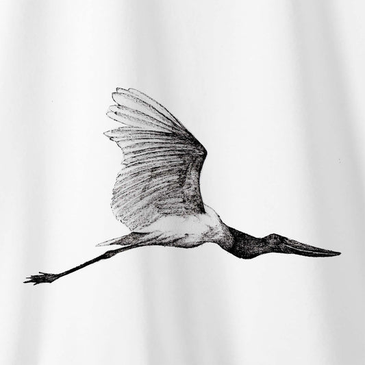 Camiseta Amazônia PANTANAL - TUIUIÚ - BRANCO - cód 10009