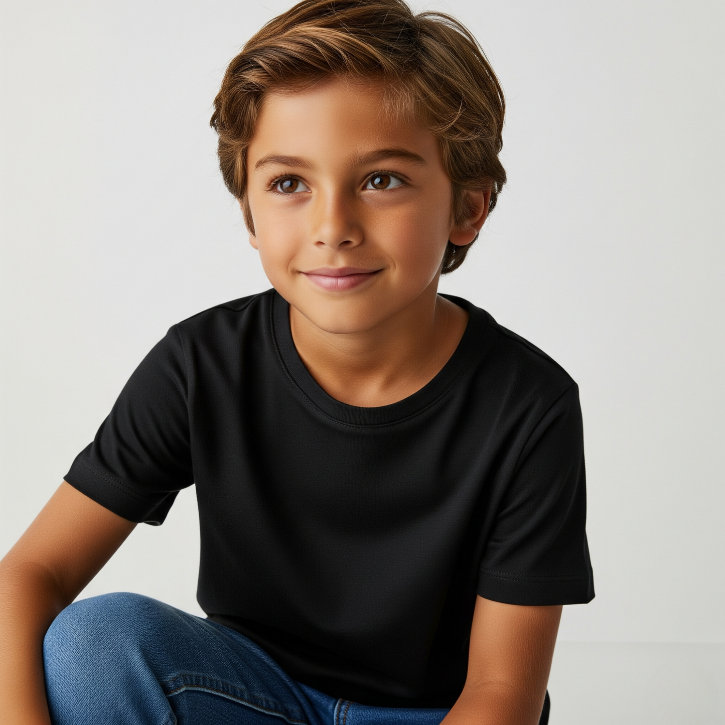 Camiseta Algoodão Ultra Soft Preto - cód LF009