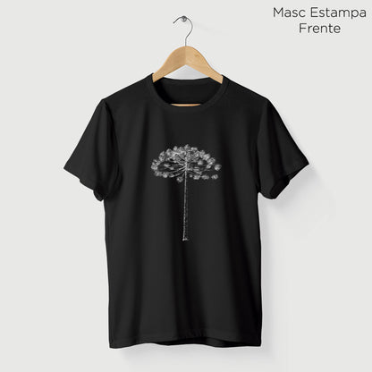 Camiseta Amazônia ARAUCÁRIA - PRETO - cód 10502