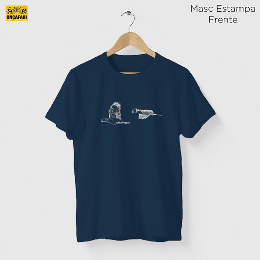 Camiseta Amazônia ONÇAFARI MARITACAS - AZUL ESCURO - cód 2061