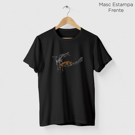 Camiseta Amazônia ONÇAFARI EM PAZ - PRETO - cód 2071