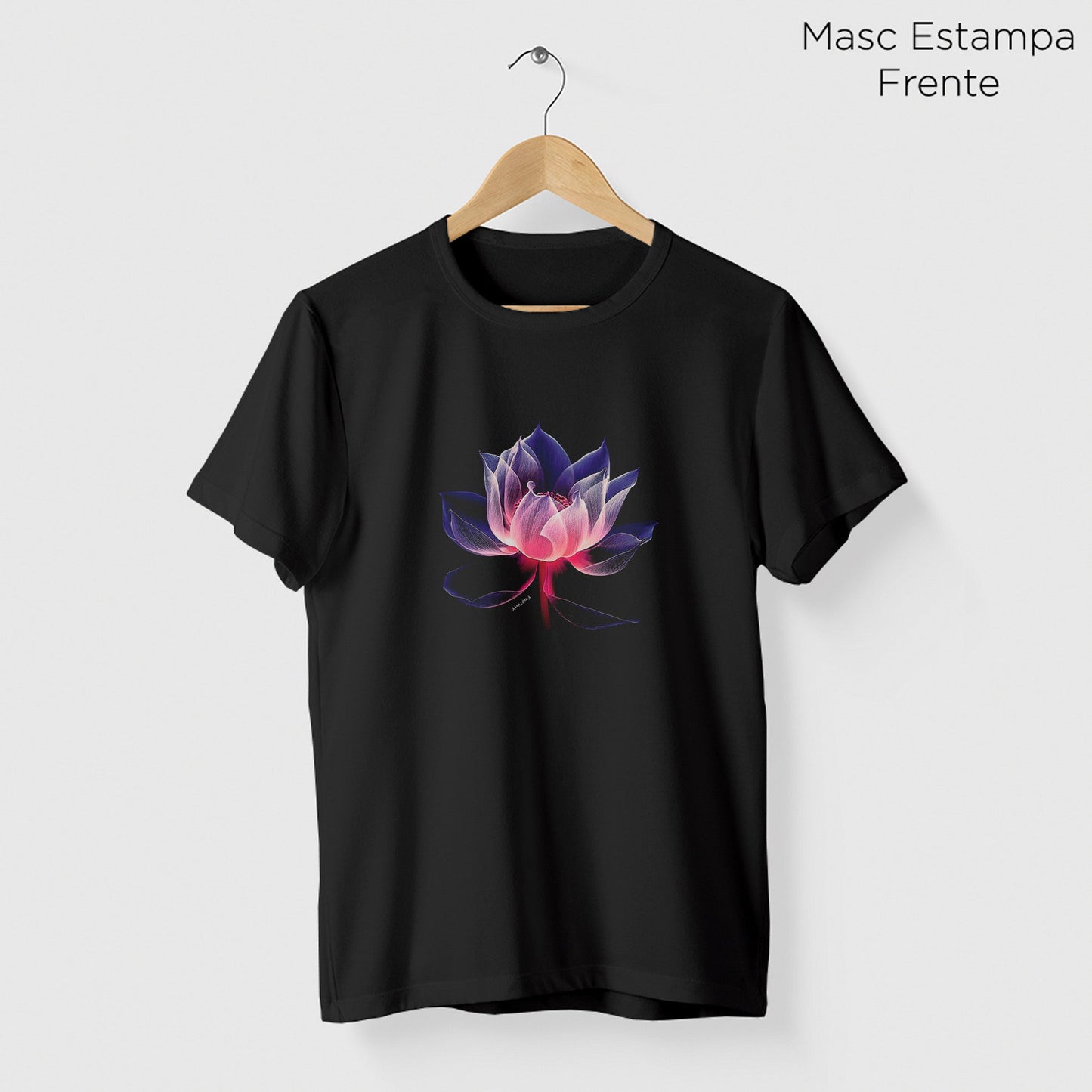 Camiseta Amazônia LOTUS – PRETO - cód 2085