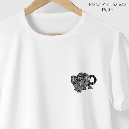 Camiseta Amazônia FOZ DO IGUAÇÚ - ONÇA PINTADA - BRANCO - cód 10010