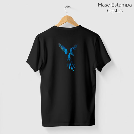 Camiseta Amazônia VÔO SOLO - PRETO - cód 2086