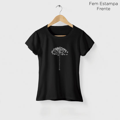 Camiseta Amazônia ARAUCÁRIA - PRETO - cód 10502