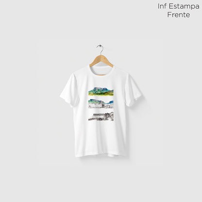 Camiseta Amazônia MONTE RORAIMA - BRANCO - cód 2012