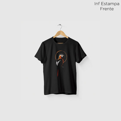 Camiseta Amazônia MACAW SUN - PRETO - cód 2091