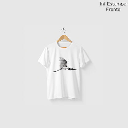 Camiseta Amazônia PANTANAL - TUIUIÚ - BRANCO - cód 10009